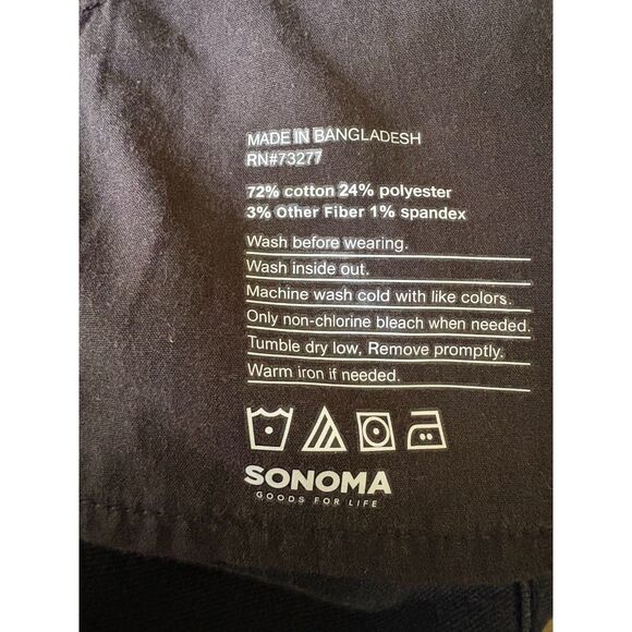 Plus Size Women's Vintage Style Sonoma Faded Black Straight Jeans size 20W - Picture 7 of 7